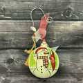 Glory Haus Xmas Orn Rnd MSU Snwmn Tis The Season