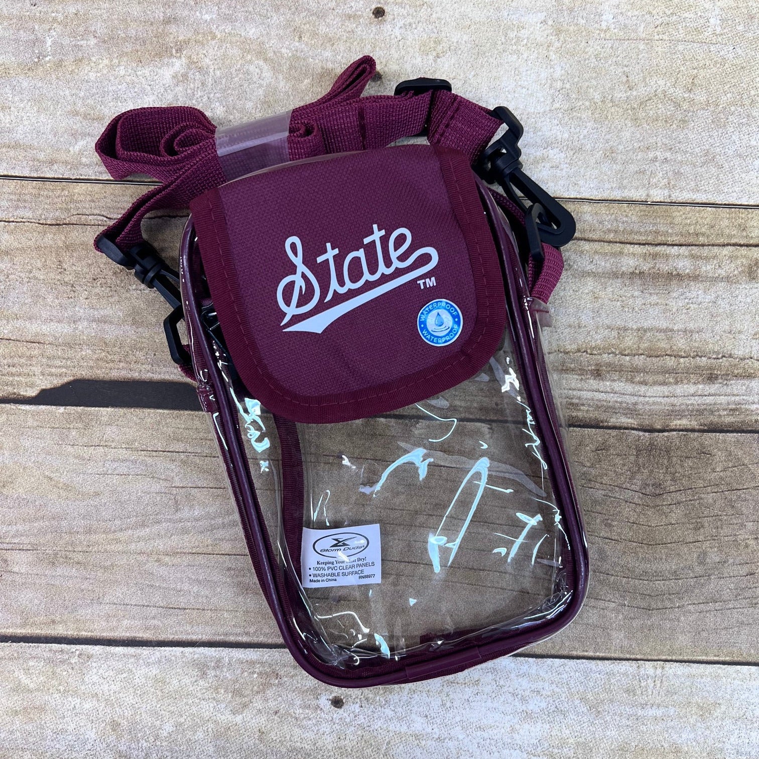 Event Bag Clear Tote Script State