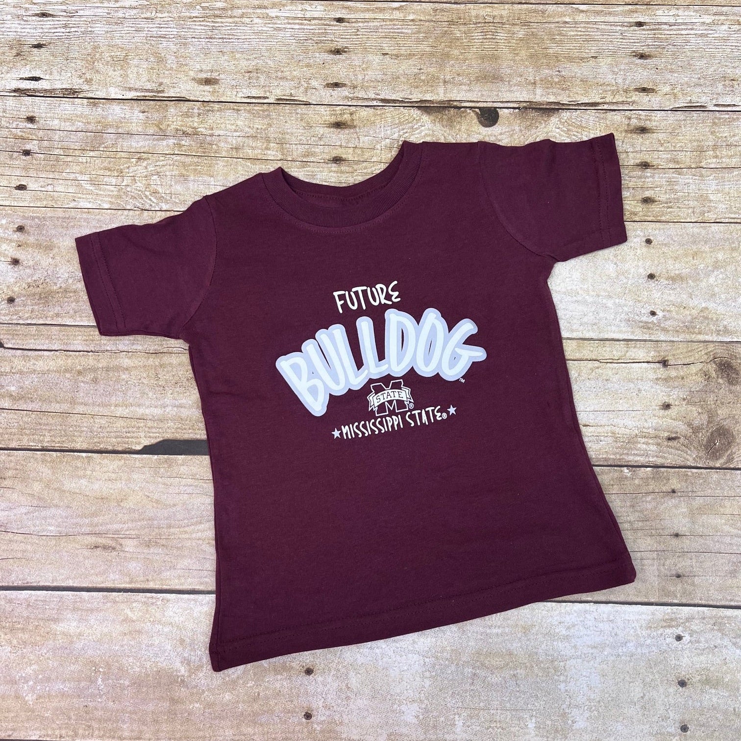 Toddler T-Shirt Short Sleeve Future Bulldog M-State Mississippi State
