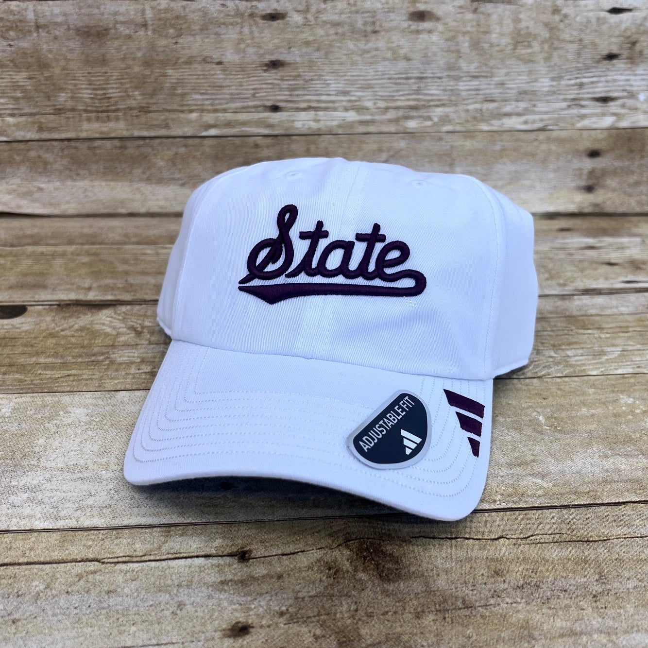 Adidas Cap Baseball Slouch Script State – Campus Book Mart-MSU
