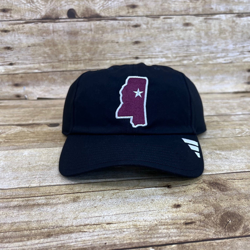 Adidas Cap Baseball Slouch State of MS Outline