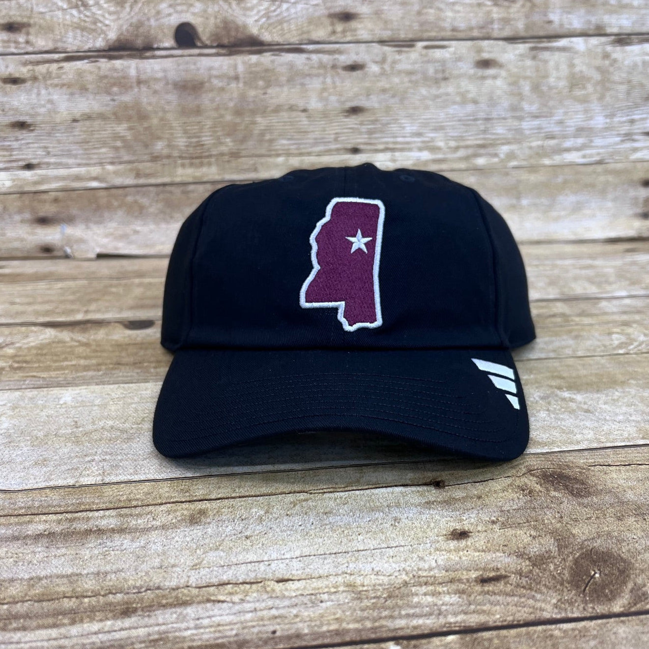 Adidas Cap Baseball Slouch State of MS Outline