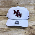 47 Brand Cap Baseball Gray Hitch Rope Bill MSU Interlock