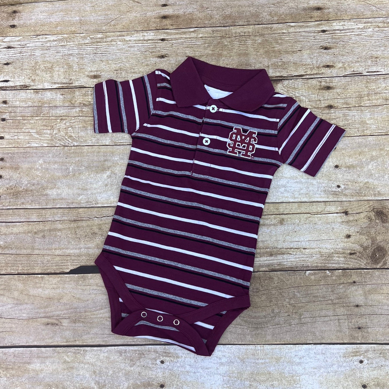 Infant Romper Polo Short Sleeve M-Over-S