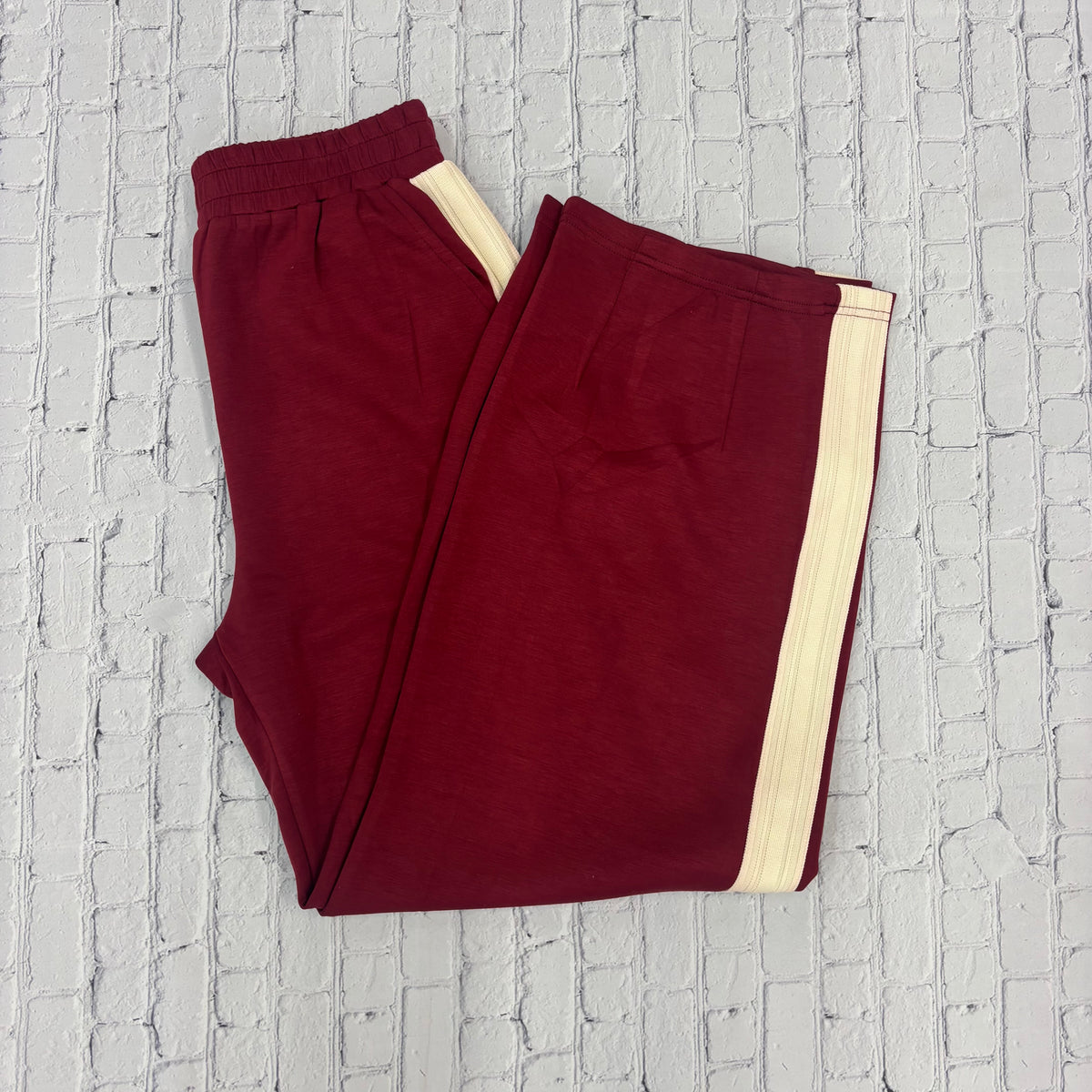 Women's Scuba Knit Contrast Side Tape