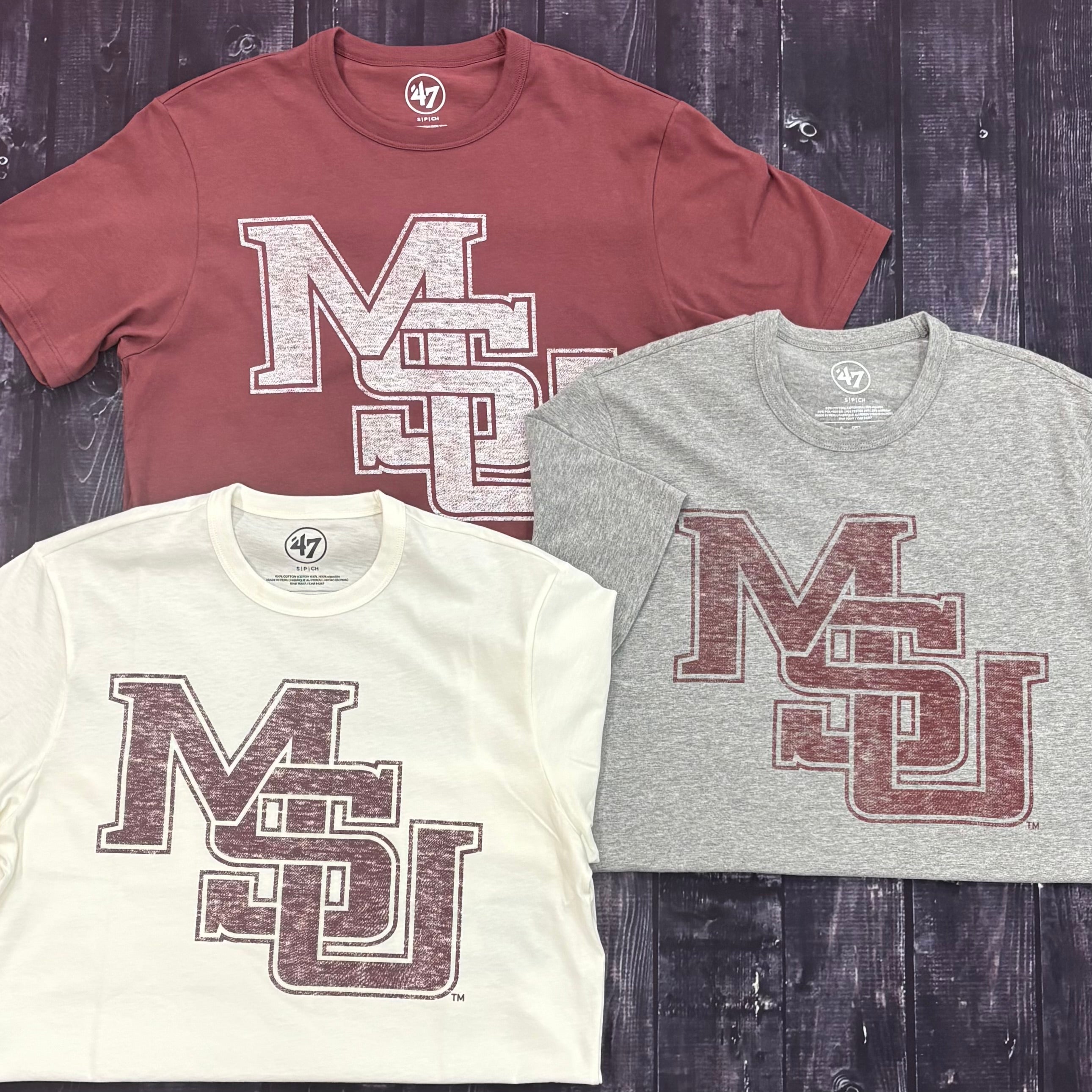 T-Shirt Short Sleeve Premier Franklin MSU Interlock
