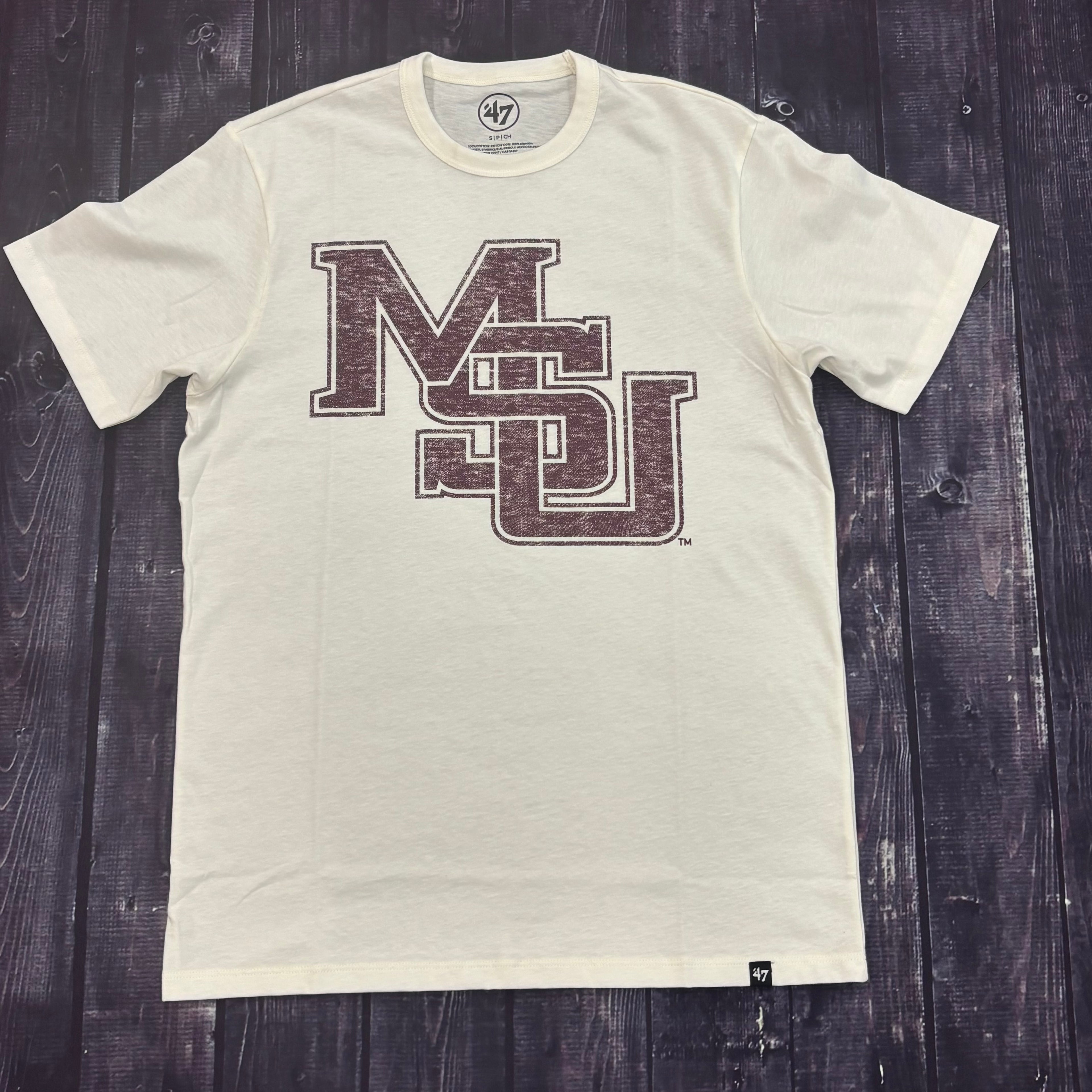 T-Shirt Short Sleeve Premier Franklin MSU Interlock