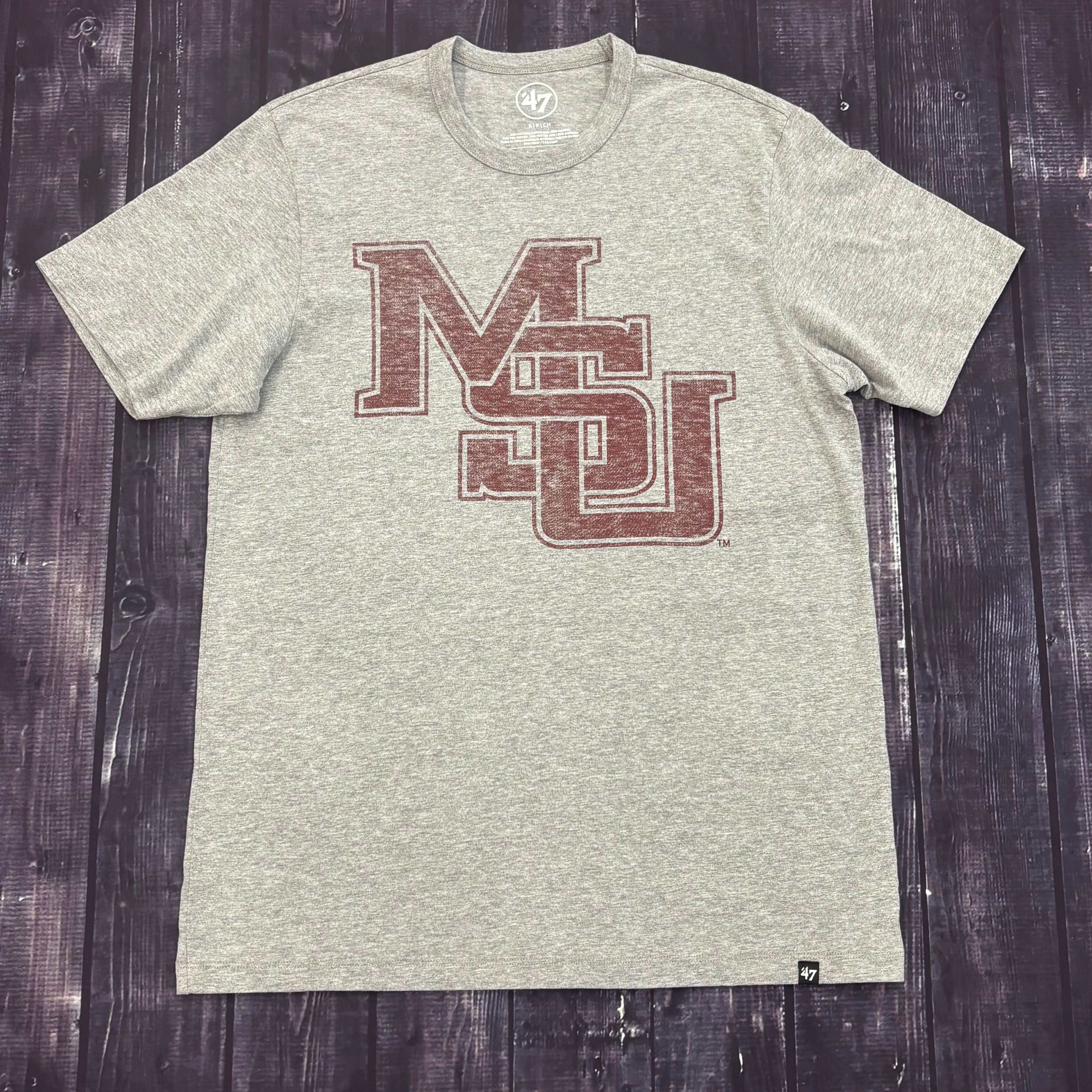 T-Shirt Short Sleeve Premier Franklin MSU Interlock