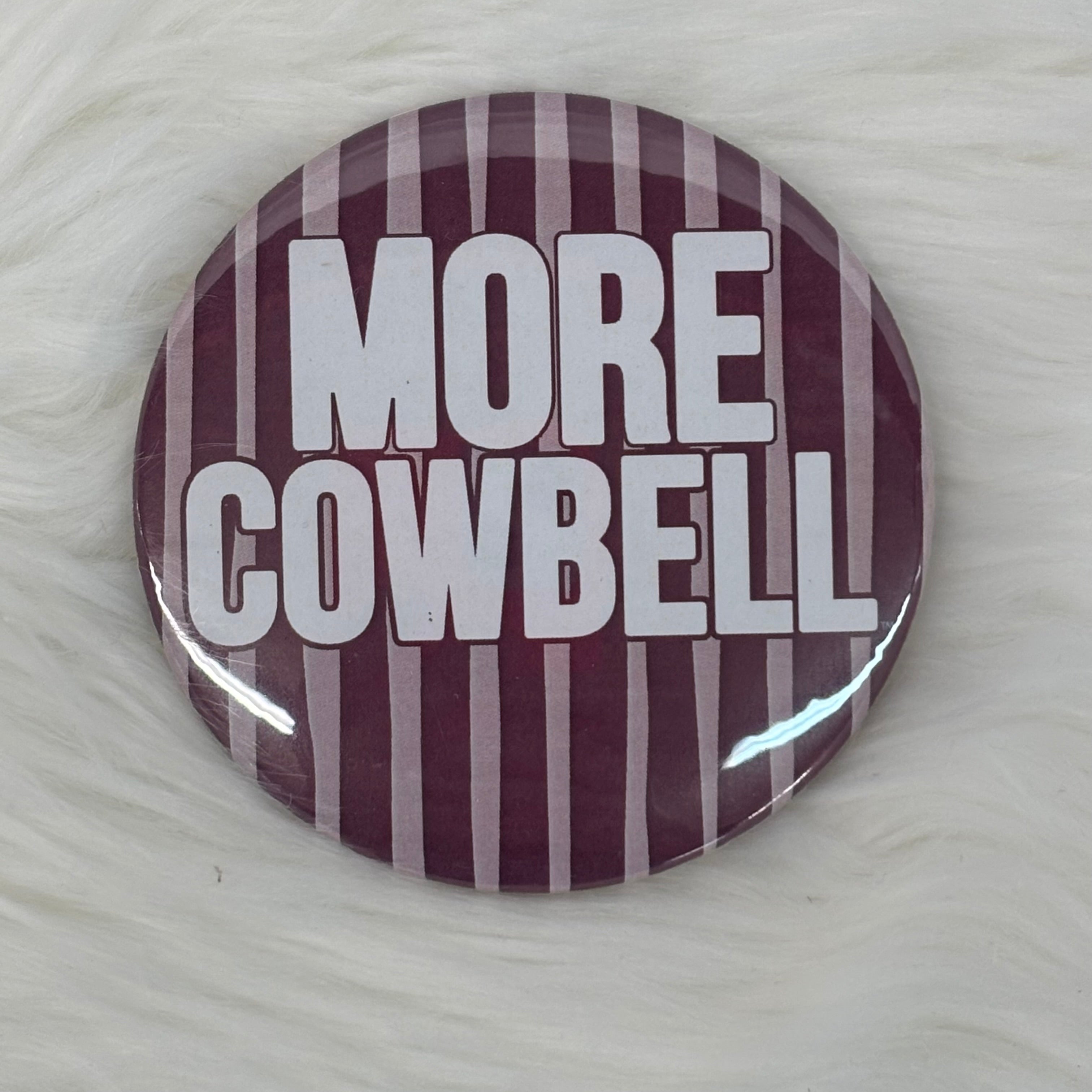 Cute As A Button Button More Cowbell With Pinstripes