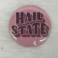 Cute As A Button Button Hail State Maroon Letters