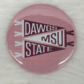 Cute As A Button Button Pennants Dawgs MSU State