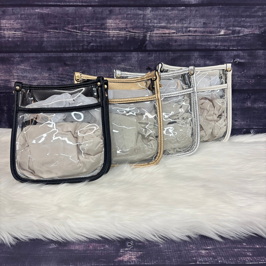 Jen & Co. Tailgate Clear Crossbody Selah