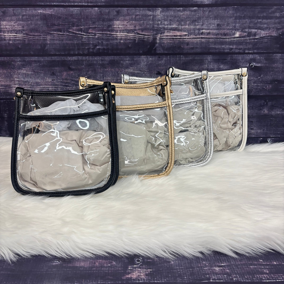 Jen & Co. Tailgate Clear Crossbody Selah