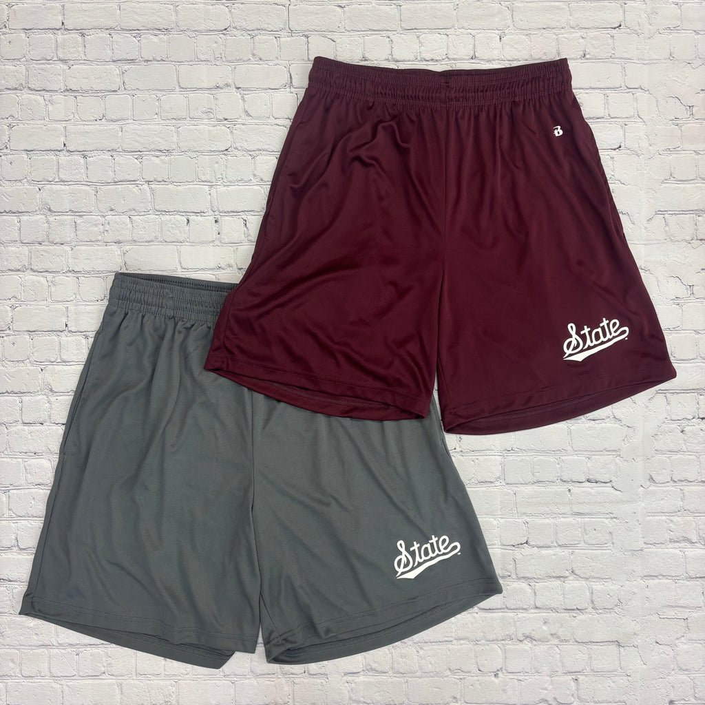 Short Men's B-Core Script State