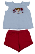Infant 2 Piece Girls Short Set