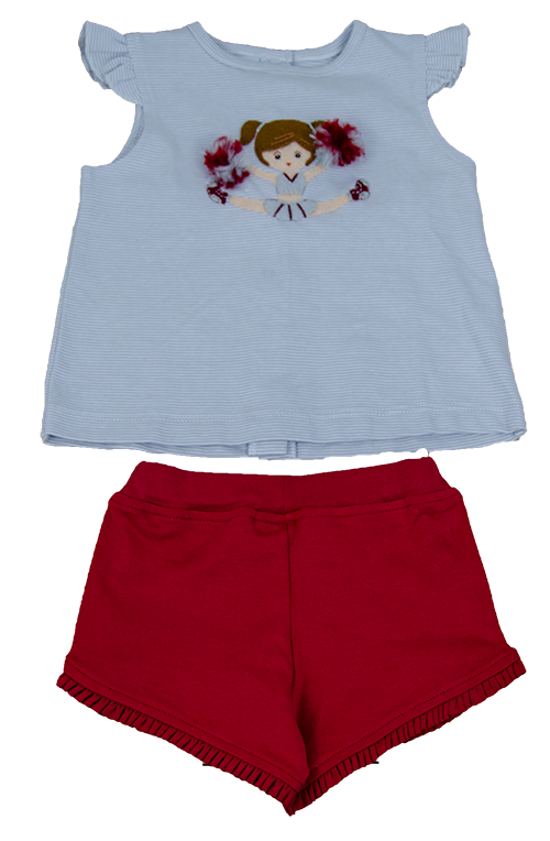 Infant 2 Piece Girls Short Set
