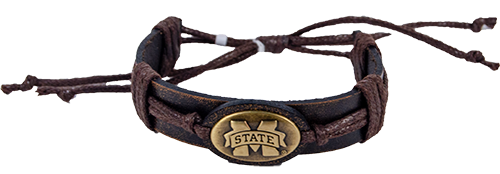 Divisions Of Zeppelin Products, Inc. Jewelry Bracelet Leather M-State Concho Brass