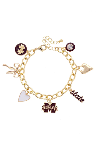 Canvas Jewelry Jewelry Bracelet Chain Linecklace Clasp  M-State Bow Heart State W Tail