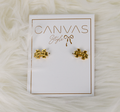 Canvas Jewelry Jewelry Earrings Stud 24K Gold Plt M-State