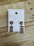 Canvas Jewelry Jewelry Earrings Stud Clr W Mrn Dangle Hail/State