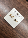 Steele Sloan Designs/Faire Jewelry Earrings Stud Hail/ State