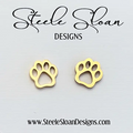 Earrings Stud Paw Print