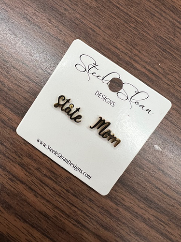 Steele Sloan Designs/Faire Jewelry Earrings Stud State/Mom