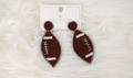 Earring Beaded Football