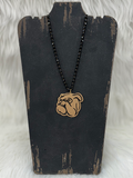Triple Play Jewelry Necklace Bead Black Bdhooded Gold