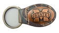 Divisions Of Zeppelin Products, Inc. Key Chain Leather M-State Concho Oval Old School Camo