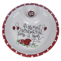 Magnolia Lane Magnolia Lane Chip Dip Melamine Most Wonderful Time Football Helmet