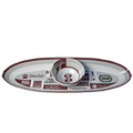 Magnolia Lane Magnolia Lane Chip Dip Oval 2 Piece Set Melamine Various Logos M-State