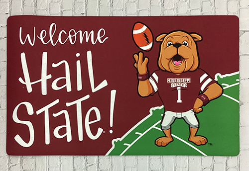 Magnolia Lane Magnolia Lane Door Mat Welcome Hail State Bully