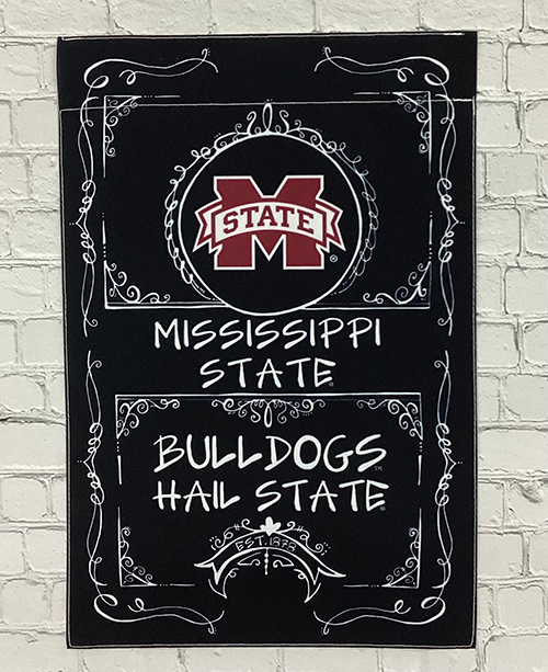 Magnolia Lane Magnolia Lane Garden Flag M-State Mississippi State Bulldogs Hail State Est 1878