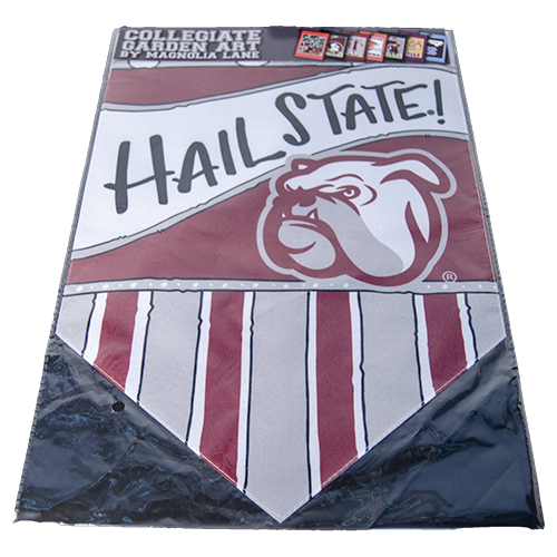 Magnolia Lane Magnolia Lane Garden Flag Hail State  W Dots  Stripes