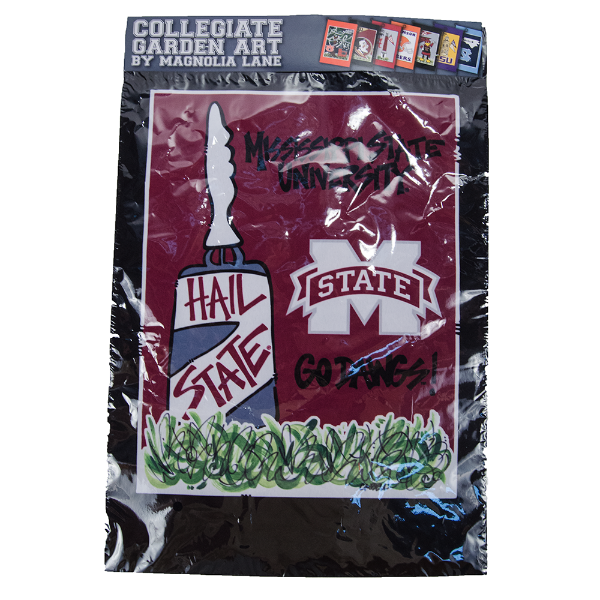 Magnolia Lane Magnolia Lane Garden Flag Campus Mississippi State University Cowbell Hail State M-State Go Dawgs