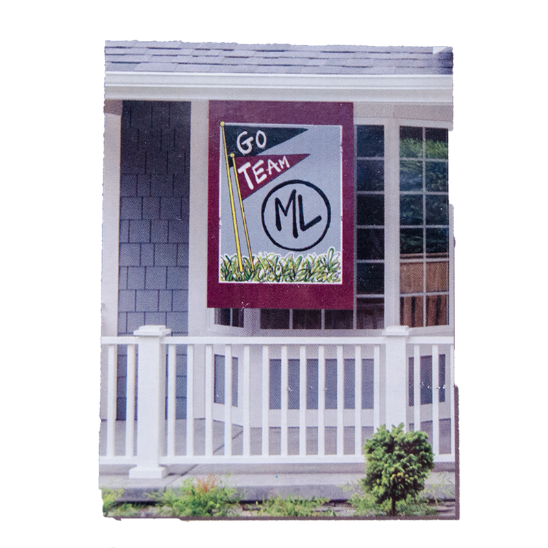 Magnolia Lane Magnolia Lane Flag House Cowbell Hail State MSU M-State Go Dawgs
