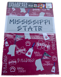 Magnolia Lane Magnolia Lane Garden Flag MSU Icons All Over