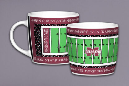 Magnolia Lane Magnolia Lane Mug Stadium Football Field