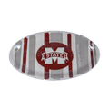 Magnolia Lane Magnolia Lane Platter Smallall Oval Melamine Striped M-State