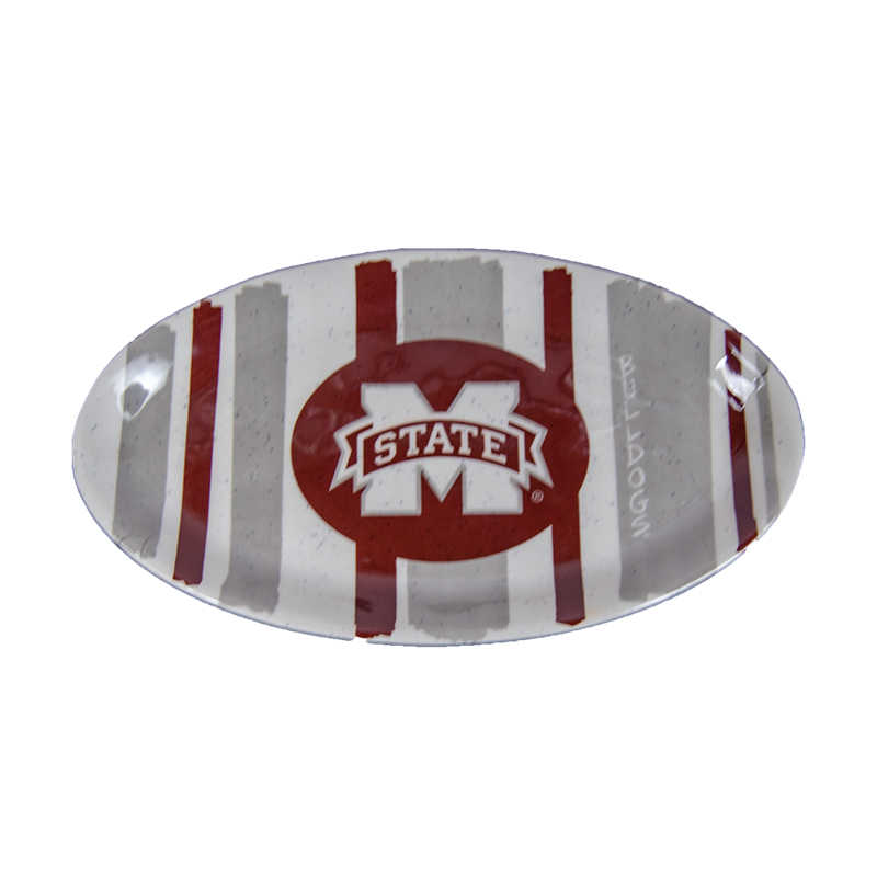 Magnolia Lane Magnolia Lane Platter Smallall Oval Melamine Striped M-State