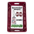 Magnolia Lane Magnolia Lane Tray Mini Cowbell Hail State M-State Go Dawgs