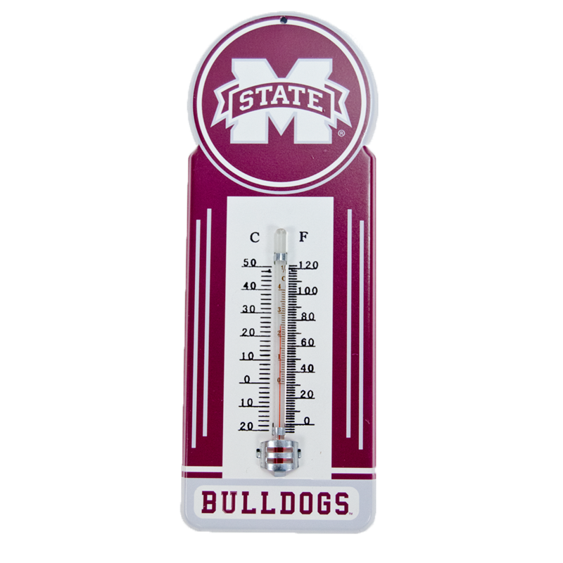 Hanna'S Handiworks Outdr Thermomtr M-State Bulldogs