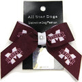 Pet Hair Bow With Bling M-State