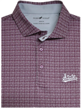 Horn Legend Polo Men's Bamboo Charcoal Fern Print Script State