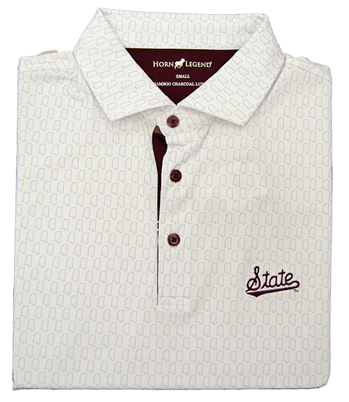 Horn Legend Polo Men's Bamboo Charcoal State MS Shape Pattern Script State