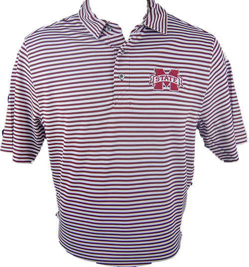 Polo Men's Striped Virtue Eco Pique Recycled M-State