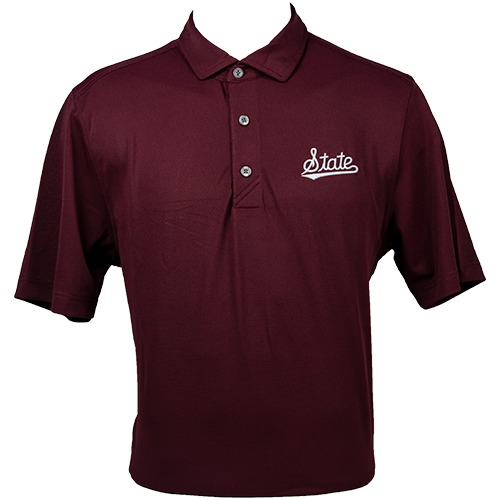 Polo Men's Virtue Eco Pique Recycled Script State