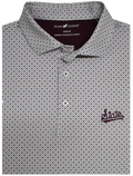 Horn Legend Polo Men's Performance Diamond Print Script State