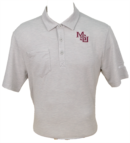 Polo Men's Short Sleeve Clubhead Omni-Wick MSU Interlock